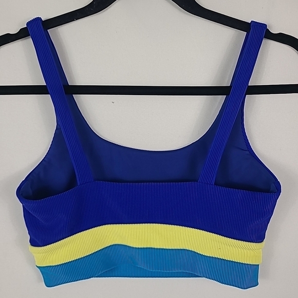 NWOT BEACHRIOT Heidi Riviera Colorblock Swim Bikini Top Size S - Picture 3 of 6